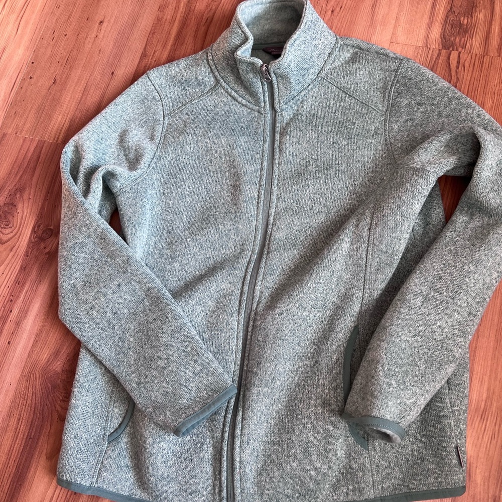 Eddie Bauer Heather green Full-Zip sweatshirt